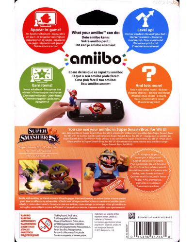 Nintendo Amiibo фигура - Wario [Super Smash Bros. Колекция] (Wii U) - 7
